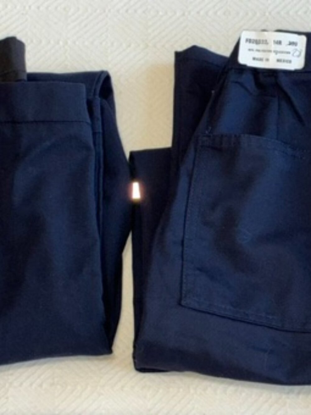 Set of 2 FedEx Womans Pants 14R 35U Blue Pair Lot NEW
